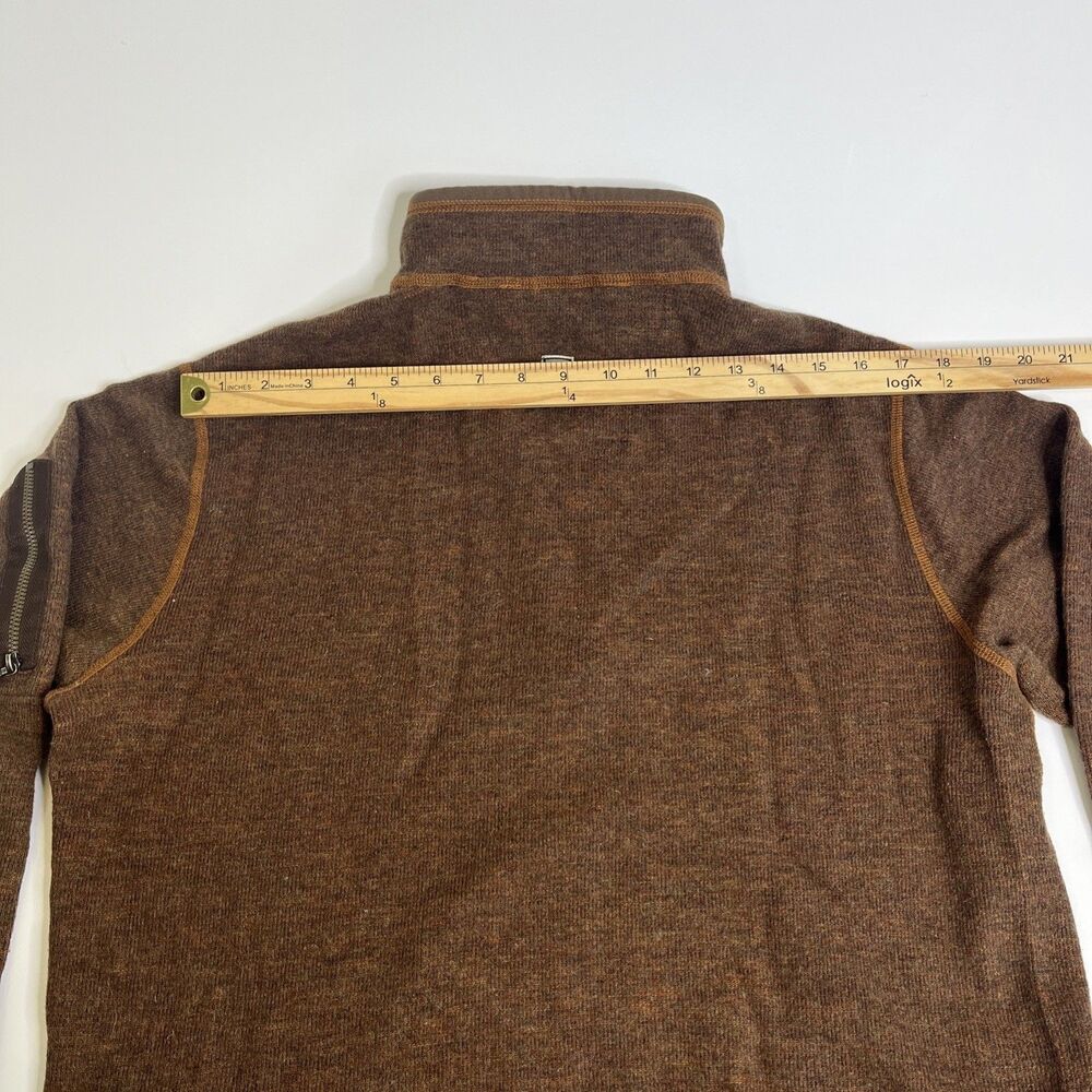 Kuhl Chianti Fleece 1/4 Zip Sweater Men’s M Wool Blend Hiking Outdoor - Picture 10 of 12